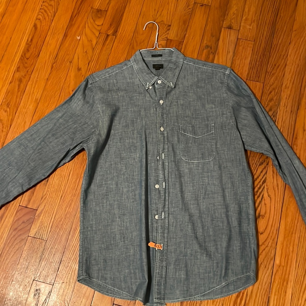 Mens jcrew chambray shirt